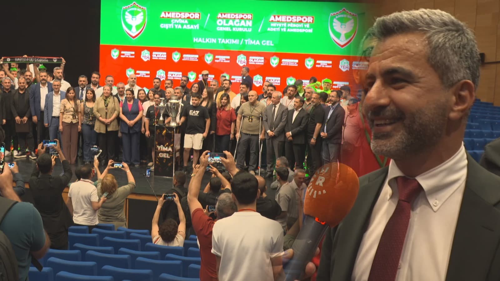 Amedspor Başkanı Nahit Eren: Hedefimiz önce Süper Lig'de kalmak, sonra Avrupa