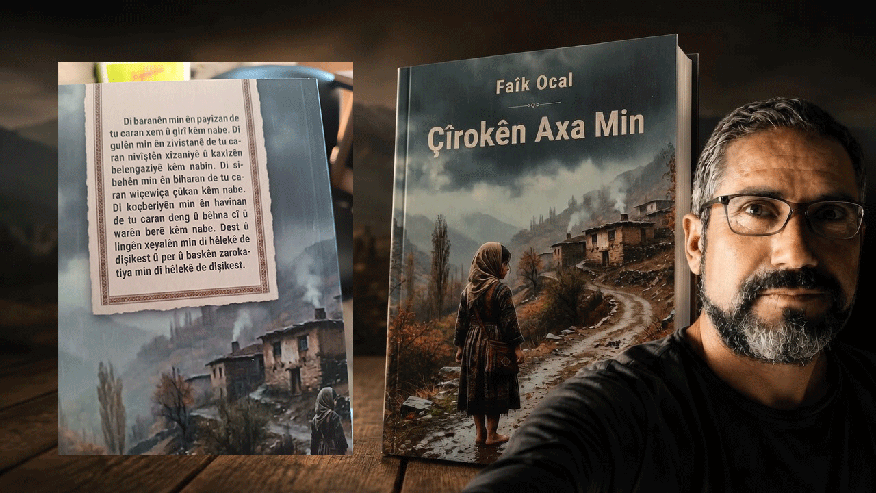 Rûdaw Türkçe yazarı Faik Öcal'ın yeni Kürtçe öykü kitabı ‘Çîrokên Axa Min’ yayımlandı