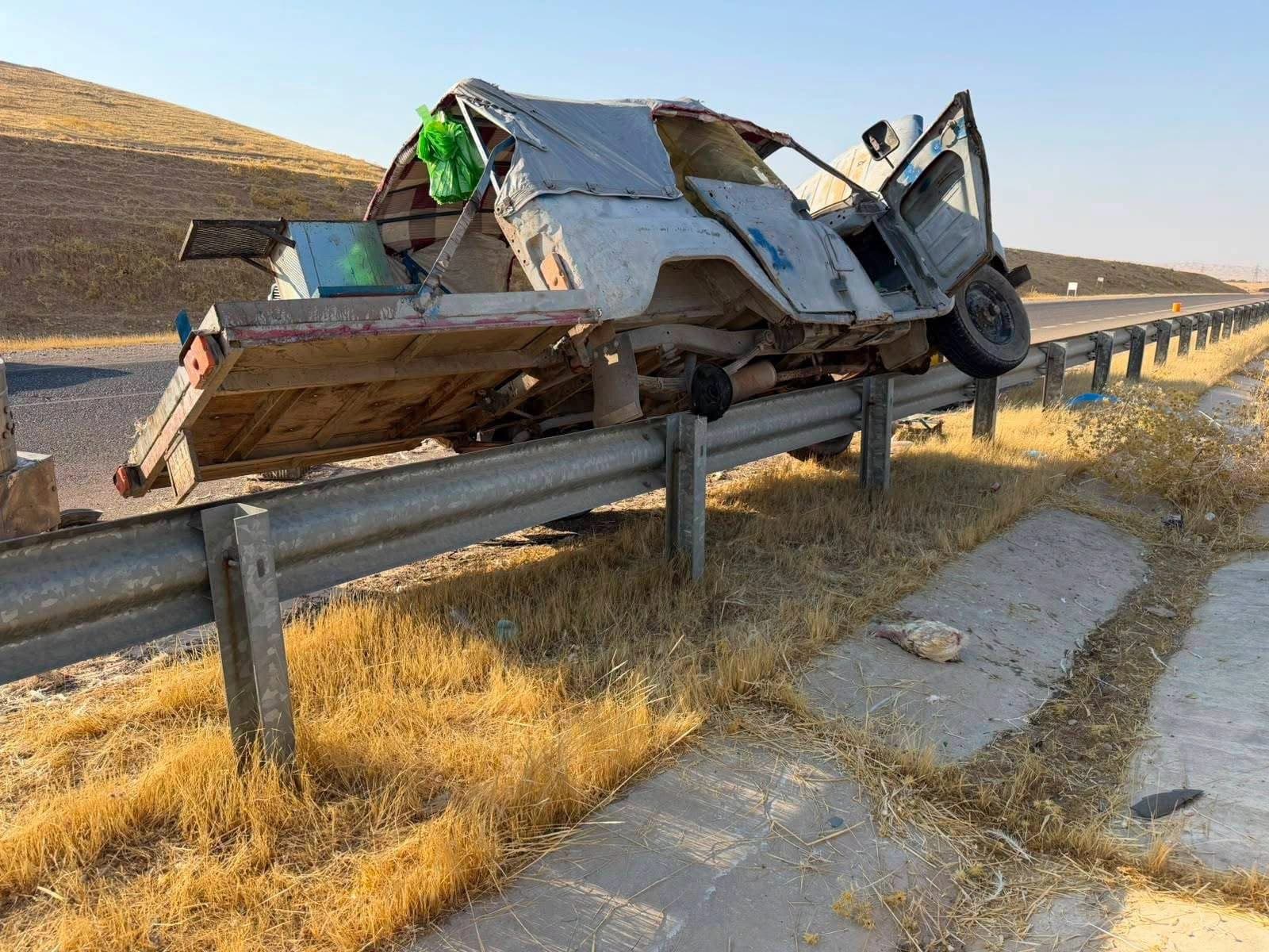 کەلار؛ بەهۆی پێکدادانی دوو ئۆتۆمبێلەوە دوو کەس بریندار بوون