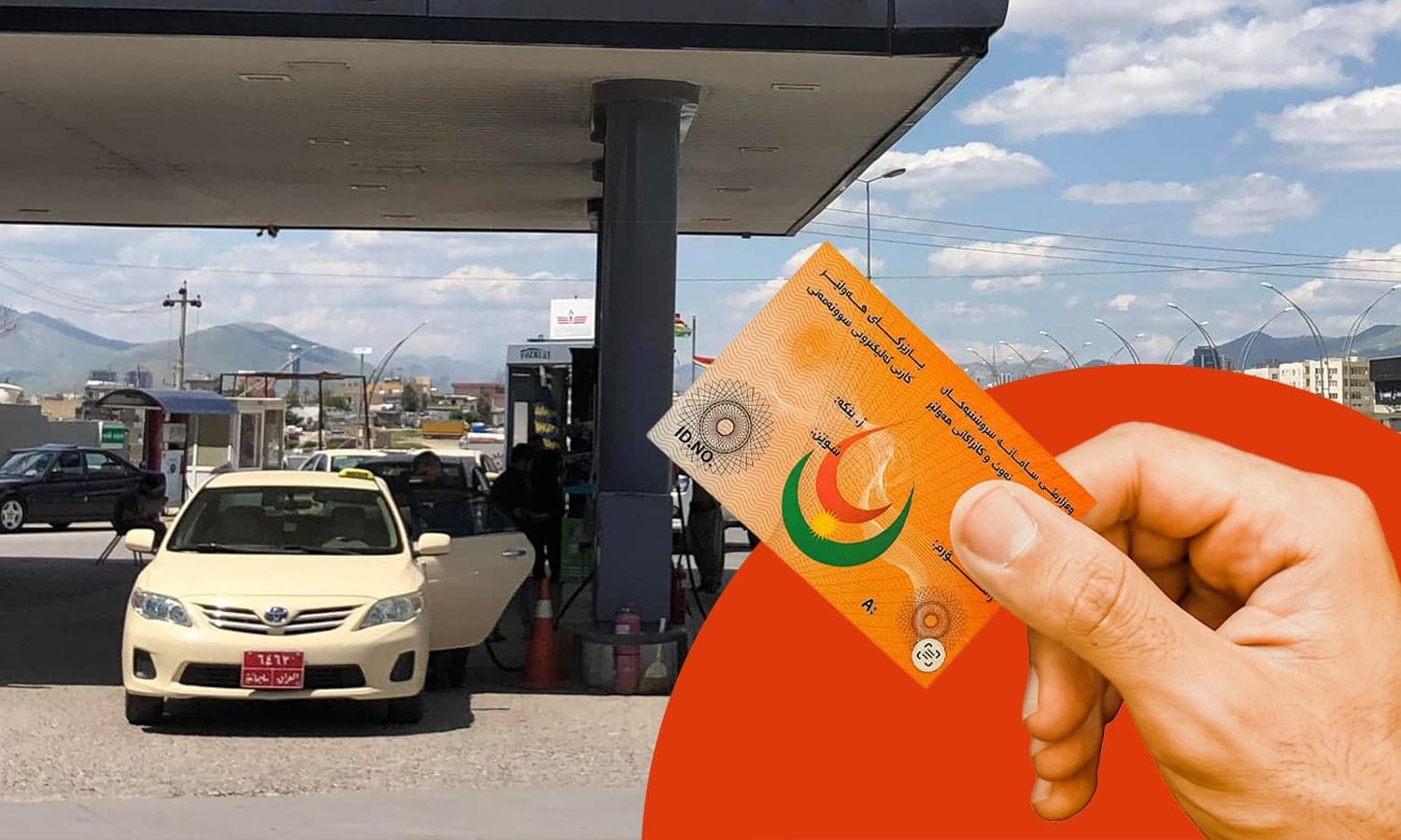 لەمەودوا پێنج رۆژ جارێک 40 لیتر بەنزین دەدرێتە تاکسییەکانی هەولێر