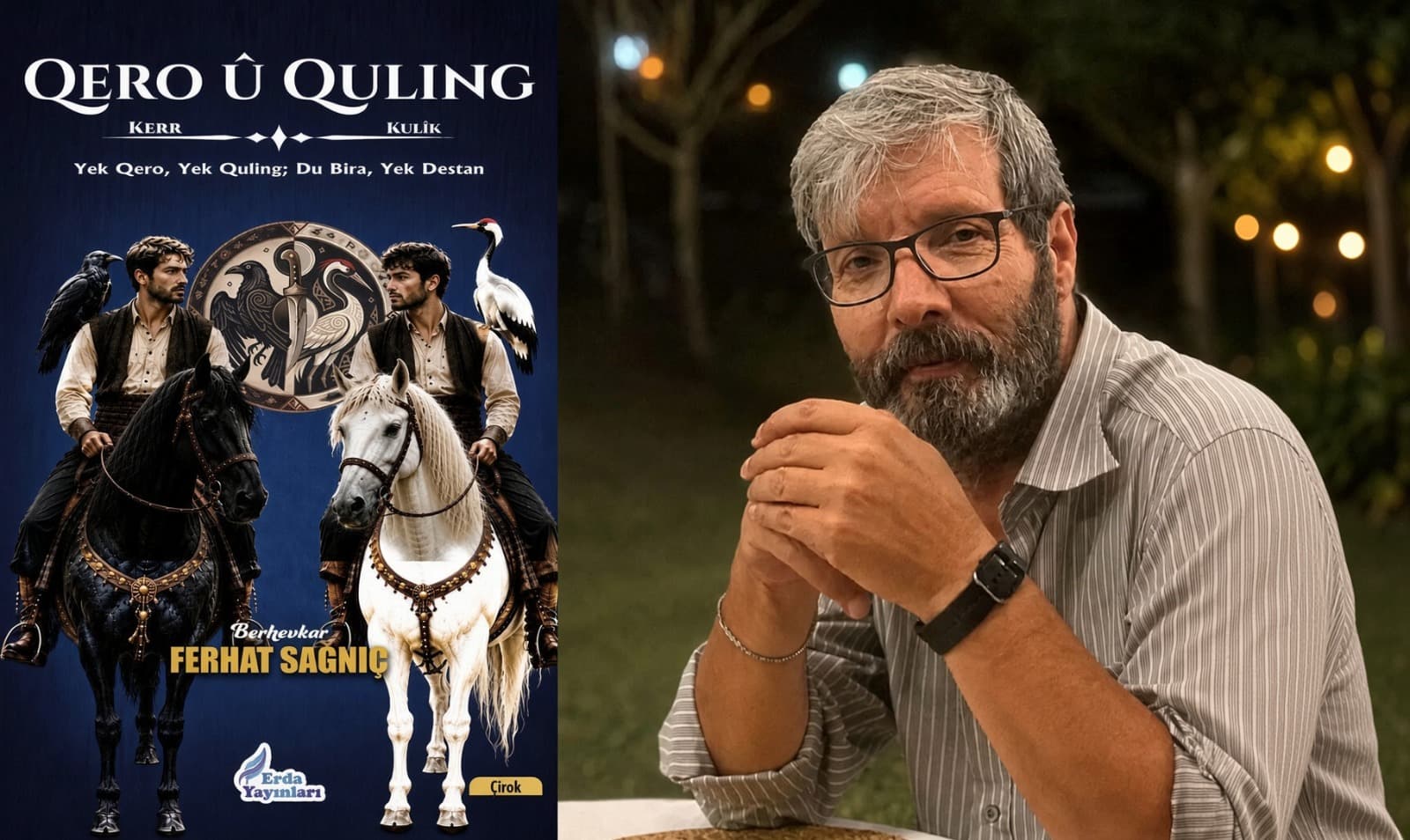 Dengbêjlerden kitap sayfalarına: Ferhat Sağnıç’ın yeni kitabı ‘Qero û Qulîng’ yayımlandı