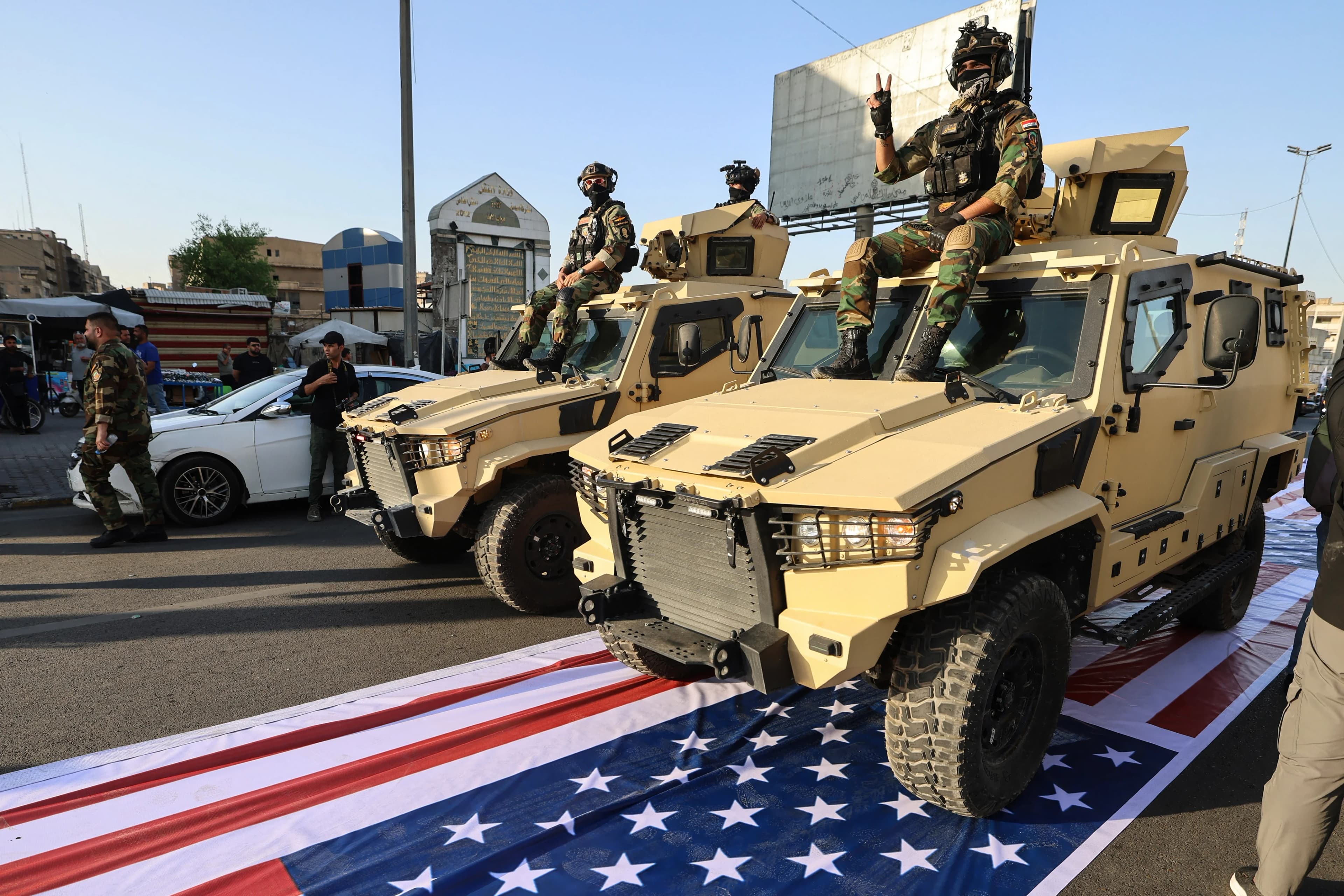 الحكومة العراقية: القبض على المتورطين بالتجاوز على العلم الأميركي في بغداد