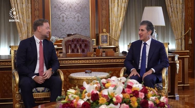 الاتحاد الأوروبي لنيجيرفان بارزاني: ننظر بأهمية إلى أمن واستقرار إقليم كوردستان