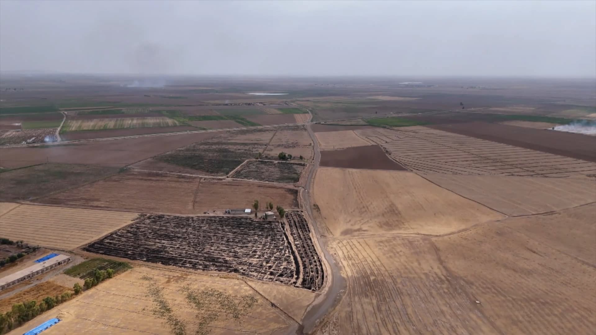 The Framlands in the Tapa Sawa area, Salahaddin province. Photo: Screengrab/Rudaw.