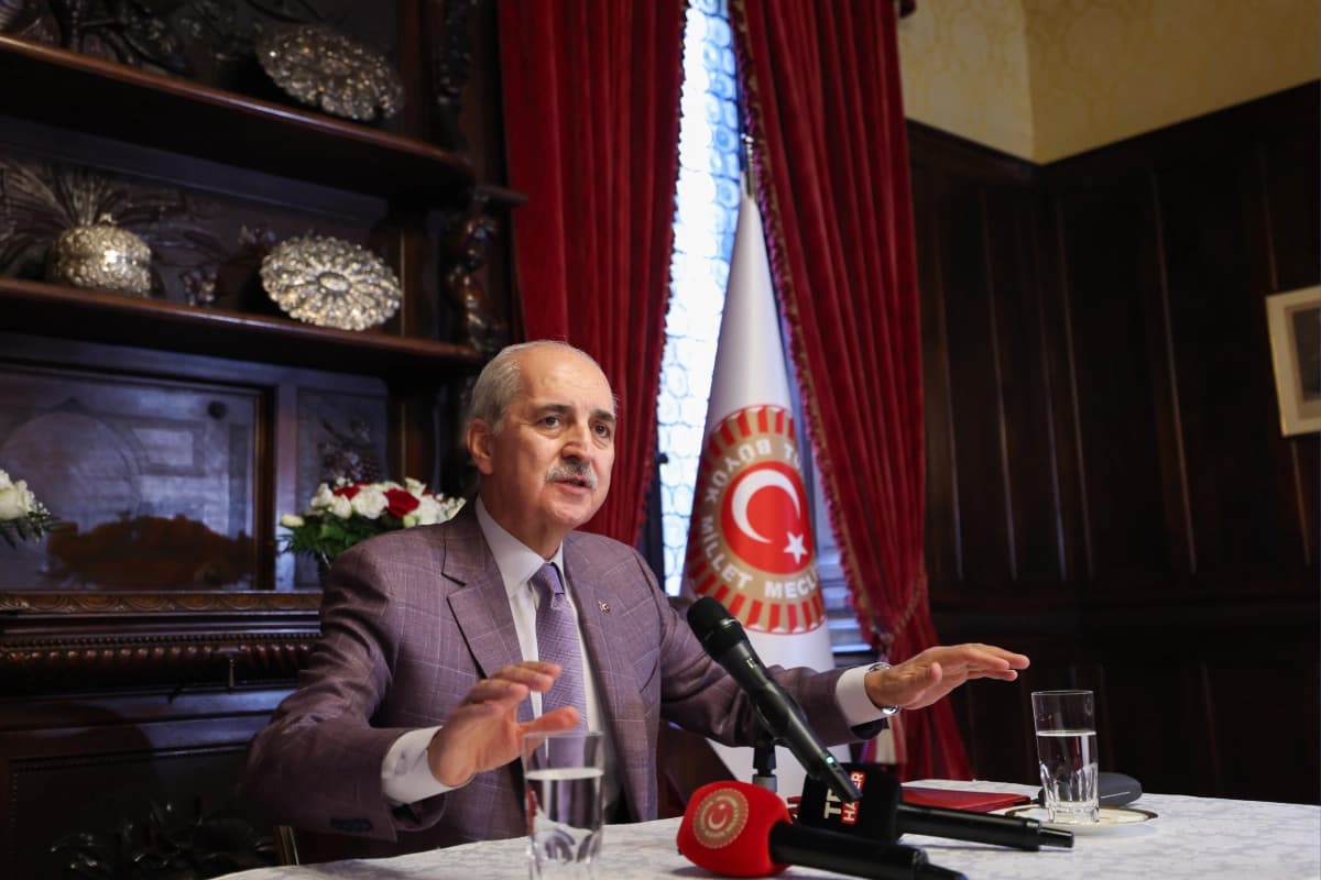 Numan Kurtulmus, Turkey's Parliament Speaker. Photo: Anadolu Agency