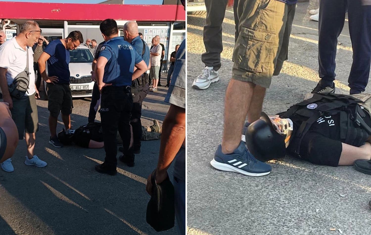 Saldırgan gözaltına alındı. / AA