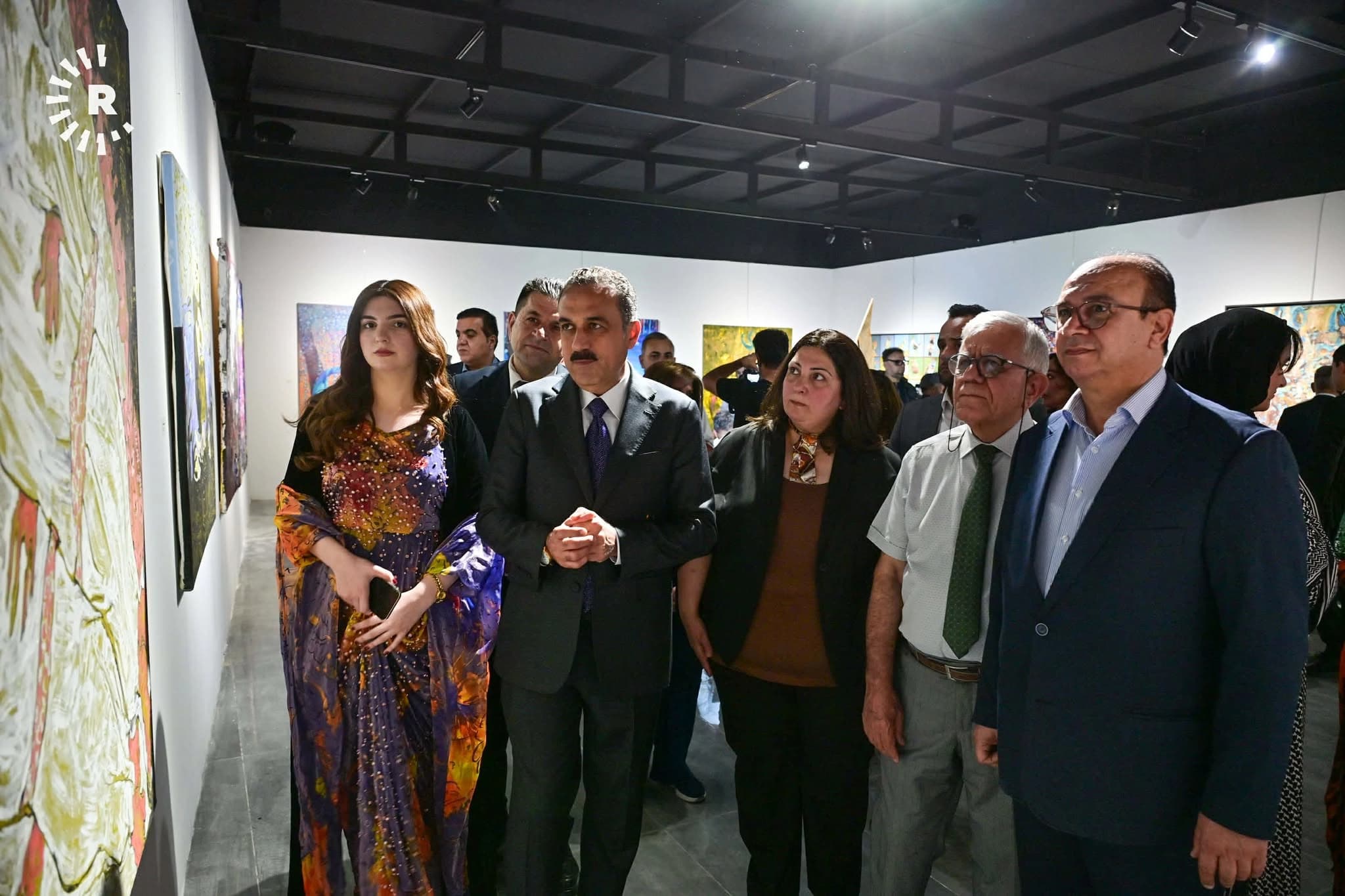 FOTOĞRAFLARLA - Erbil'de sanatçı Qarani Cemil anısına resim sergisi açıldı