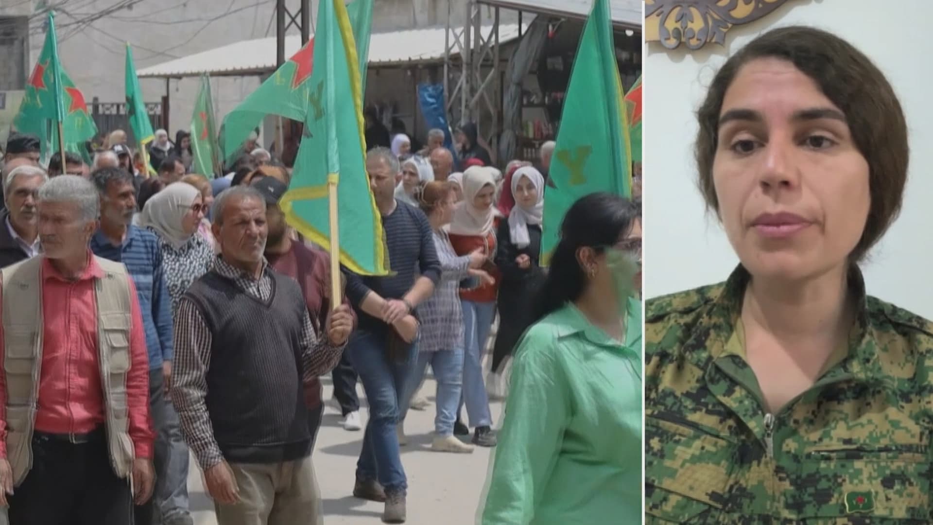 روكسان محمد - المتحدثة باسم وحدات حماية المرأة (YPJ)
