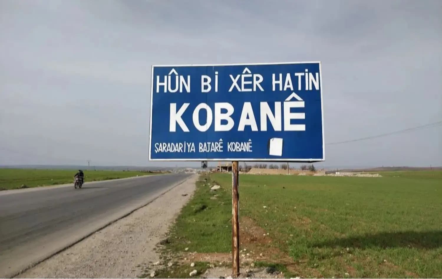 Tabelaya li ser rêya Kobaniyê / Wêne: Arşîv