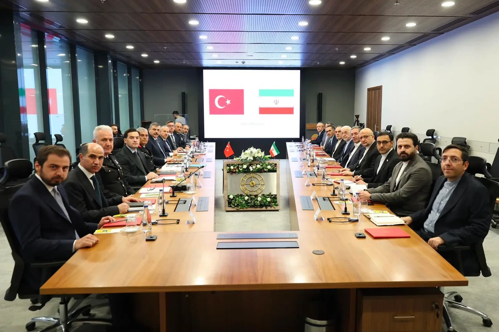 Civîna şandeyên Tirkiye û Îranê / Wêne: AA