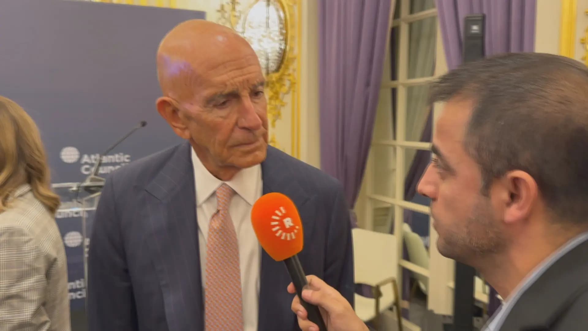 Tom Barrack Rûdaw'a konuştu.