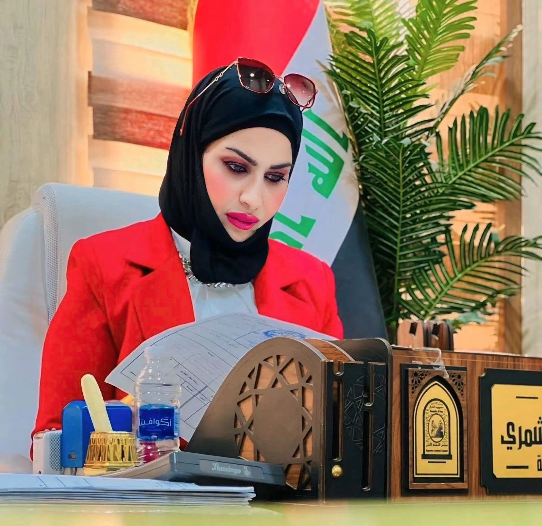 وێنە: ئەفراح عەبدڕەزا شەمەری، ناسراو بە دایکی عەبدوڵڵا، یاریدەری بەڕێوەبەری تۆماری خانووبەرەی پارێزگای سەلاحەدین