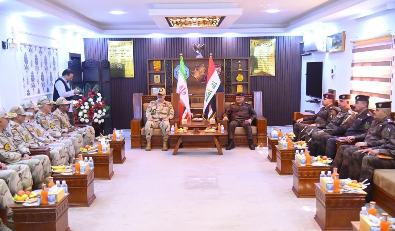 Iraqi and Iranian Border Guard Forces in a meeting on October 19, 2026. Photo: Iraqi Border Forces Command Facebook page